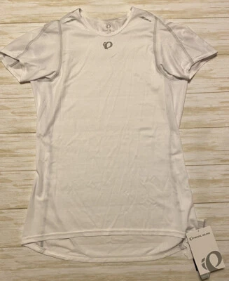 IQ Pearl izumi Womens Size L White 'Form Fit' Short Sleeve Cycling Base Layer  - Image 1 of 4