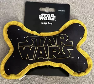 Star Wars BONE-Shaped 7" Dog Toy with Squeak NWT Disney - Picture 1 of 6