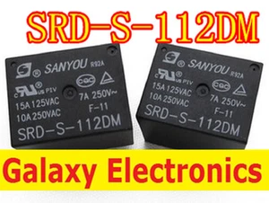 5 PIEZAS Nuevos Relés de Alimentación Originales SRD-S-112DM 12V 4 Pines Reemplazo JQC-3FF-012-1HS - Imagen 1 de 1