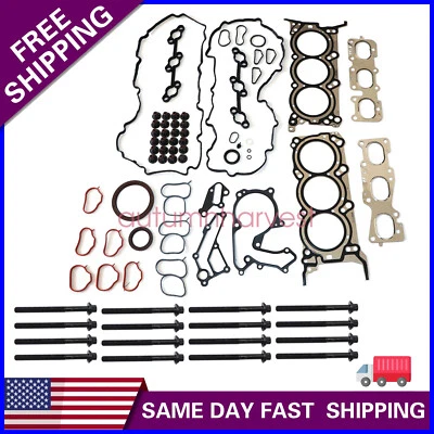 Juego de pernos de junta de culata para Kia Sorento/Sedona+Hyundai Santa Fe 3,3 L V6 2013-2020 Foto 1 de 4