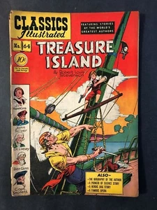 Classics Illustrated #64 Isola del Tesoro HRN 62 - Foto 1 di 2