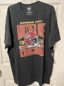NWT Men’s 47 Brand Kansas City Chiefs Another One For The Kingdom Shirt 2X - Picture 1 of 6