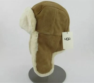 UGG 女士 SHEARLING TRAPPER CHESTNUT 帽子 L/XL — 第 1/4 张图片