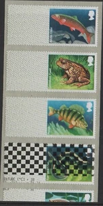 LAKES  PRINTER  TEST STRIP  TYPE 4  CHEQUERED  DOTS  POST GO  - RARE - Picture 1 of 1