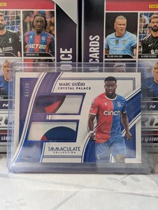 23/24 Panini Immaculate Marc Guehi Crystal Palace Number & Sponsor Duel Patch/10 - Picture 1 of 1