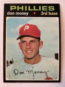 Dolce!  1971 Topps #49 - PHILLIES 3B DON MONEY 71147 - Foto 1 di 2