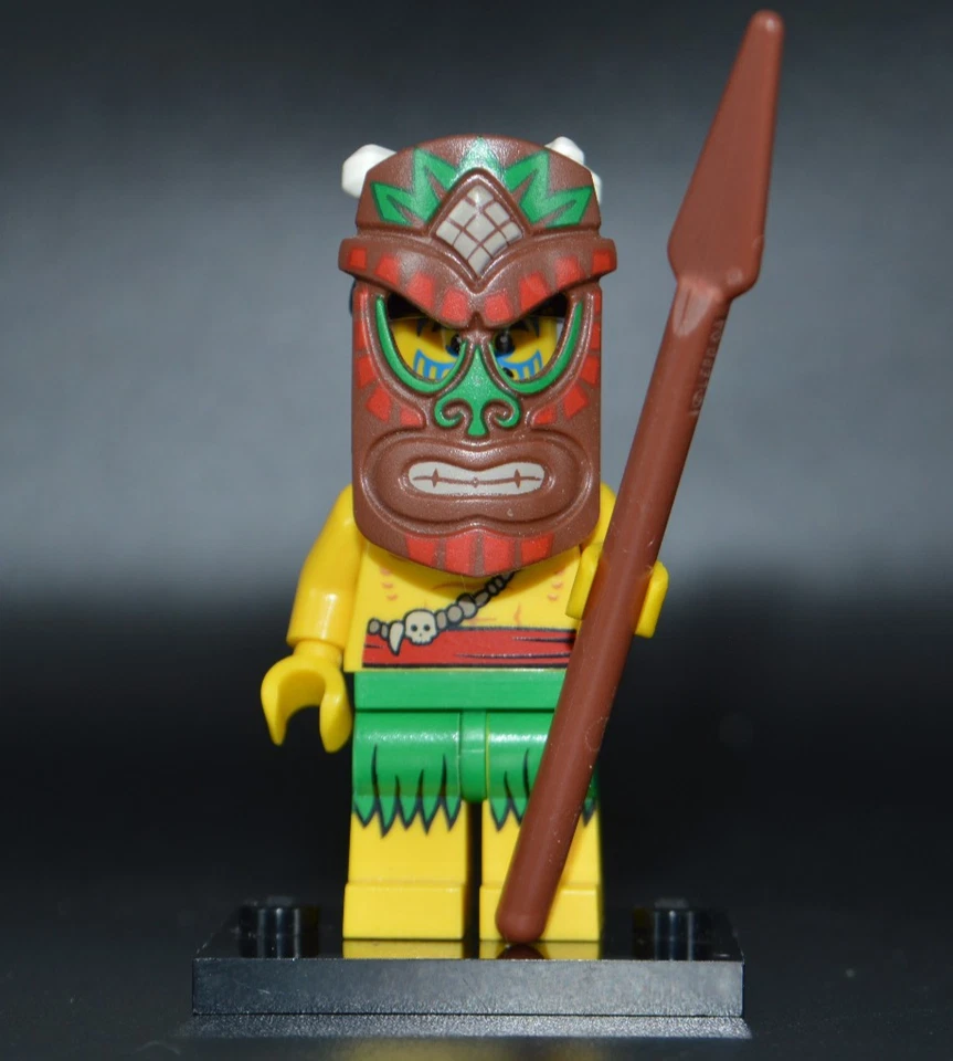 Lego Island Warrior Minifigure (CMF - Used - Series 11 - COL167) - Image 1 of 1