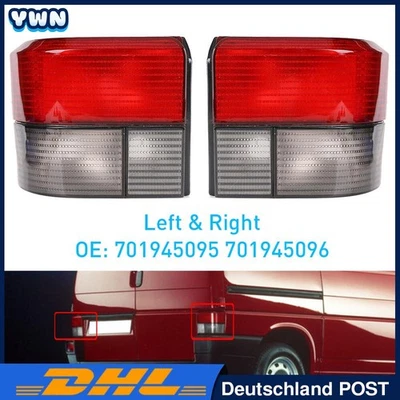 Per VW Transporter Multivan 90-03 Bus Furgonato 701945096 Fanale Posteriore Fanali Posteriori - Immagine 1 di 4