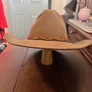 Express Riders Men’s Wool Western Cowboy Hat Sz 7 1/4. New Without Box - Picture 1 of 9