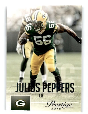 2015 PANINI PRESTIGE JULIUS PEPPERS GREEN BAY PACKERS #97 - Image 1 of 2
