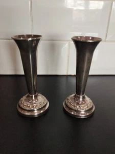 Candelabro vintage plateado plateado (hecho en Inglaterra) - Imagen 1 de 6