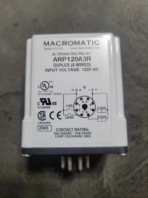 MACROMATIC Alternating Relay ARP120A3R- Alternating Relay Duplex - Image 1 of 3