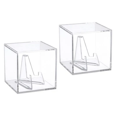 Acrylic Coins Trophy Medal Display Case Box with Mini Acrylic Easel Display S... - Image 1 of 4