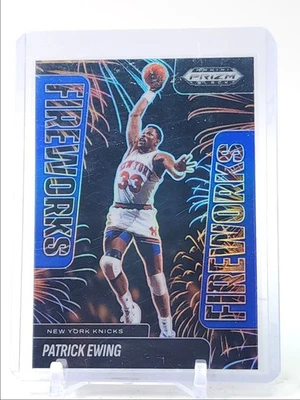ПАТРИК EWING 2024-25 PANINI PRIZM ЧЕРНЫЙ ФЕЙЕРВЕРК СИНИЙ #20 /199 Q1713 - Изображение 1 из 2