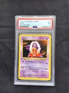 Pokemon Karten: Base Set 1. Edition Uncommon: Jynx 31/102 PSA 7 - Bild 1 von 6