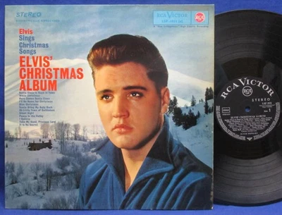 LP ELVIS PRESLEY - CHRISTMAS ALBUM /GER BLACK RCA-VICTOR LSP-1951 / ARMY PHOTOS - Bild 1 von 4