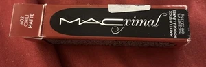 MAC MACXIMAL Matte Lipstick 602 CHILI  FULL SIZE .12 oz 3.5g NIB - Bild 1 von 3
