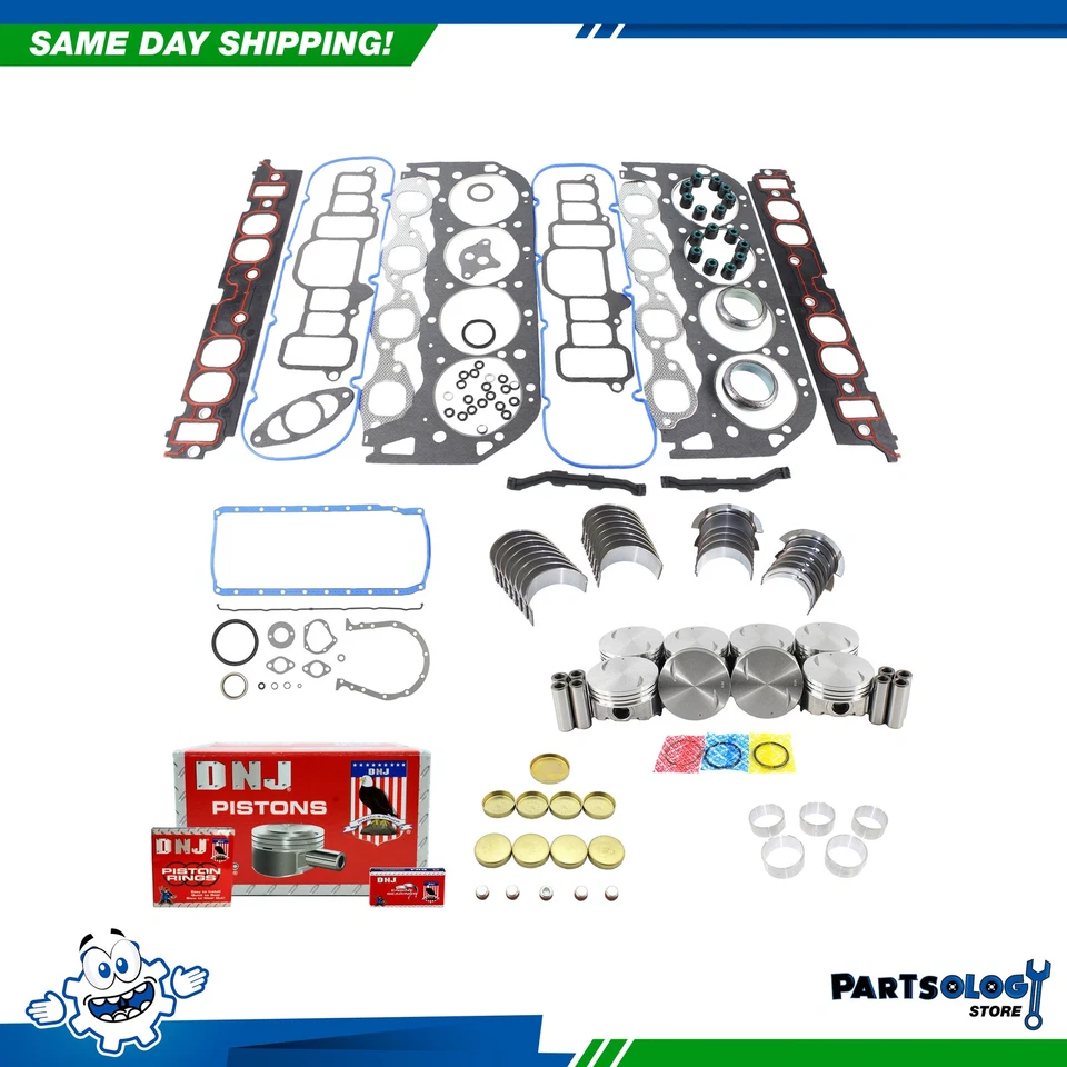 DNJ EK3174 Engine Rebuild Kit For 96-00 Chevrolet GMC C2500 Suburban 7.4L V8 OHV - Image 1 of 4