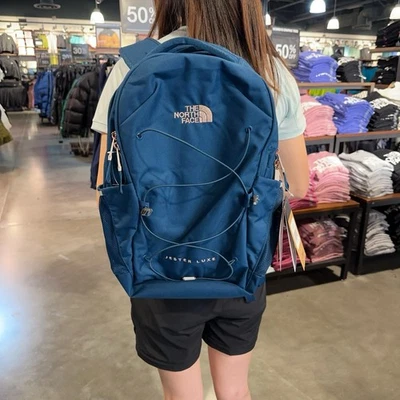 Mochila escolar y de senderismo The North Face Jester Luxe para mujer, gasolina medianoche Foto 1 de 4