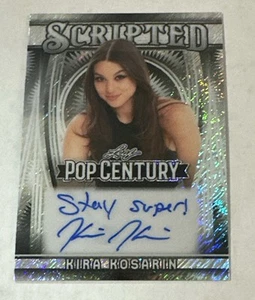 2025 Leaf Pop Century Kira Kosarin Shimmer 16/20 Auto Scripted “Stay Super” - Picture 1 of 2