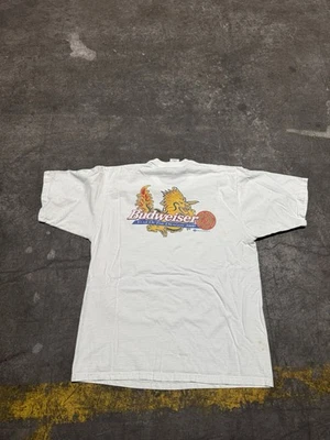 Camiseta Budweiser Vintage Año del Dragón Y2K Años 2000 Talla Grande  Foto 1 de 4