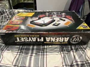 NIB JAKKS WWE ARENA PLAYSET & HUGE ENTRANCE STAGE & TABLES LADDERS CHAIRS - Picture 1 of 19