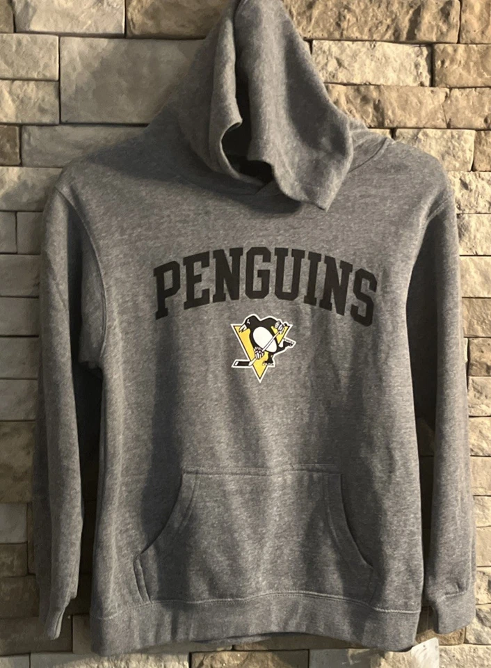 NHL Pittsburgh Penguins Hockey Sudadera con Capucha Jóvenes Niños TALLA M (10-12) NUEVO CON ETIQUETAS Foto 1 de 4