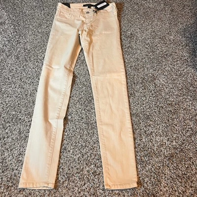 Flying Monkey Women's Tan Skinny Jeans Size 26 Made in USA Stretch Denim - Image 1 of 4