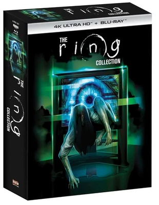 The Ring Collection- The Ring, The Ring Two, Rings - 4K UHD Blu-ray - New Sealed - Image 1 of 4