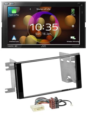 JVC DAB MP3 2DIN Bluetooth USB Autoradio für Subaru Impreza Forester 07-12 - Bild 1 von 4
