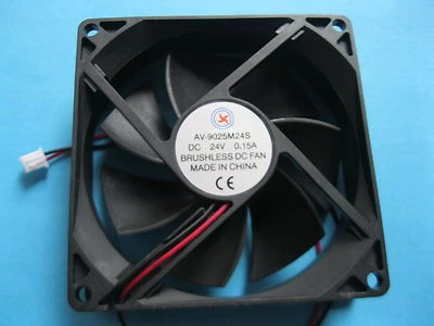 1 pcs Brushless DC Cooling Fan 24V 9025S 7 Blades 92x92x25mm 2pin Sleeve Bearing - Image 1 of 2