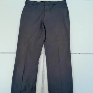 Van Heusen Traje Pantalones W36 L32 Gris Regular Hombre Pierna Recta Formal I... - Imagen 1 de 12