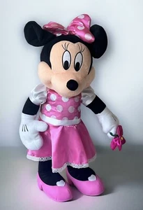 Disney Minnie Mouse Holding Flower 26” Standing Greeter Plush Gemmy Industries - Picture 1 of 10
