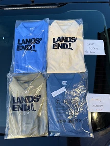 Pack of 4 Lands’ End Long & Short Sleeve Polo – Men’s M Traditional Fit Cotton S - Picture 1 of 17