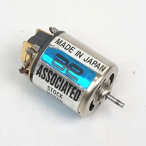 Vintage Team Associated Brushed Stock Motor Blue Sticker Made In Japan - Picture 1 of 6