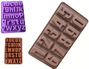 Betonformen Putz Zahl Silikon Formen Großer Buchstabe Kleinbuchstaben - Bild 1 von 15