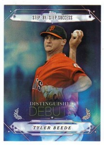 2015 Topps Pro Debut Distinguished Debuts #DD-11 Tyler Beede NM-MT