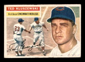 1956 Topps White Back #25 Ted Kluszewski   VG X2863132