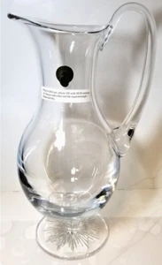 Waterford Clear Light Footed pitcher #154174 Wedding Birthday Boxed w/tags - Picture 1 of 10