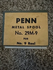 PENN CONVENTIONAL REEL PART - 29M-9 Metal Spool Assembly #D - Fits Peerless 9 9M - Picture 1 of 1