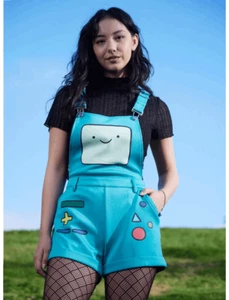 Cartoon Network Adventure Time BMO Shortalls S - Picture 1 of 3