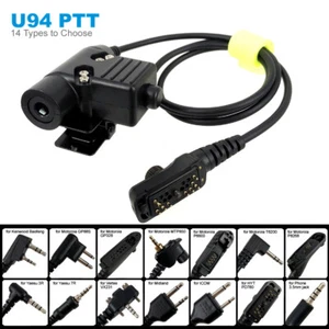 Airsoft Taktyczny zestaw słuchawkowy U94 PTT do Hytera HYT PD780 Yaesu VX-3R VX7R ICOM V80 - Zdjęcie 1 z 19