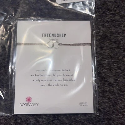 Dogeared Friendship Bracelet New - Image 1 of 4