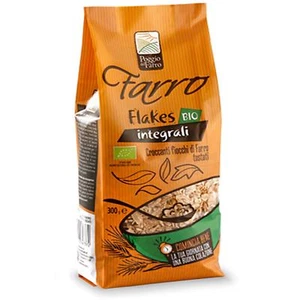 Flakes Dinkelmehl Integralhelm Bio Poggio Del Farro 300 Gr Müslischale Frühstück - Bild 1 von 1