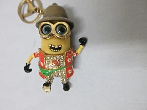 Blinged Up Minion Keyring / Key Clip - Picture 1 of 8