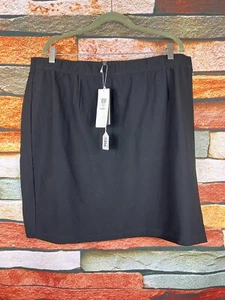 $168 NWT EILEEN FISHER - BLACK PENCIL SKIRT - SIZE 2X - Picture 1 of 4