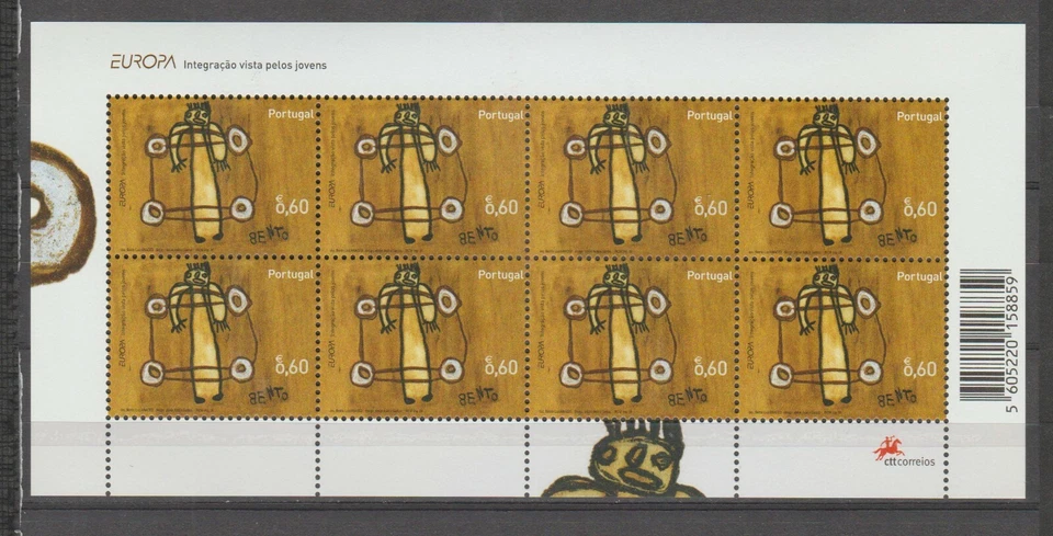 S36011 Portugal 2006 Europa Cept Mnh** Ms Integrazione - Image 1 of 1