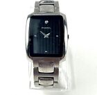 Fossil Arkatect Men's Dress Watch,Black Gray Rectangular Face, 8" Band, 32.3mm W