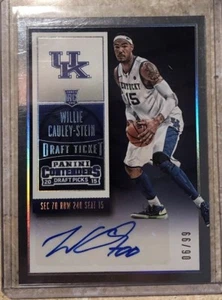 2015-16 Contenders Draft Picks Willie Cauley-Stein Draft Ticket Auto 51/99 Kings - Picture 1 of 1