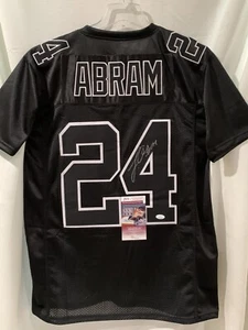 Johnathan Abram Signed Oakland Raiders Jersey (JSA COA) 1st Round Pk 2019 Draft - Picture 1 of 6